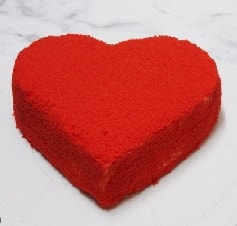 6-9 Kişilik Kırmızı Kalp Pasta Özel Yapım Lezzet
