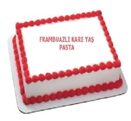 60 Kişilik Frambuazlı Yaş Pasta