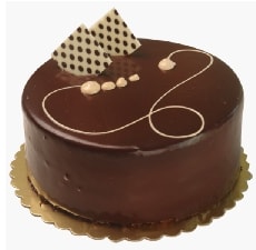 Özel Günler İçin 2-3 Kişilik Sade Çikolatalı Pasta